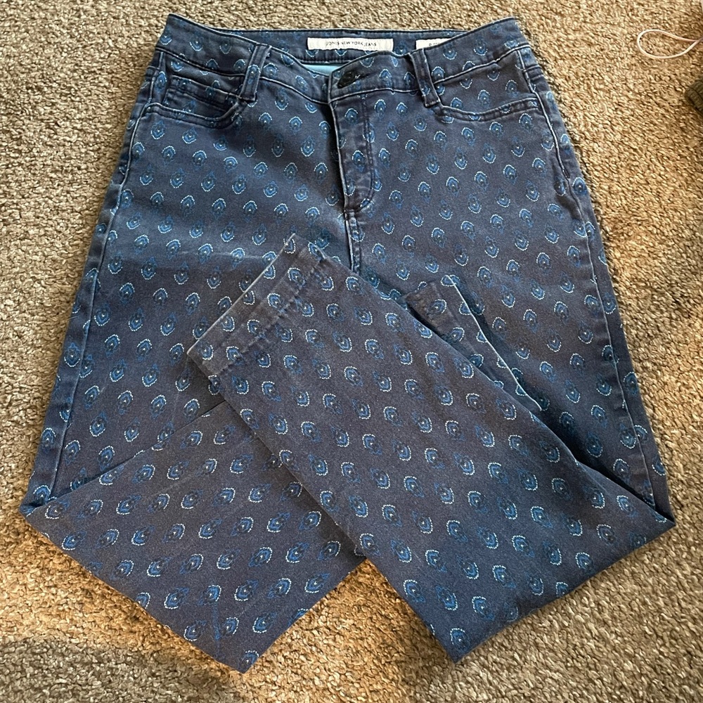 Jones New York Jeans patterned jeans